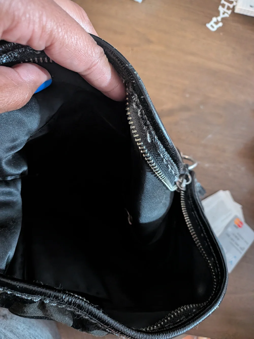 Coach Black Signature Hobo Bag